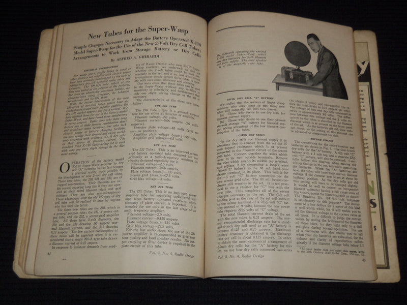 1931 RADIO DESIGN MAGAZINE - ORGAN OF THE RADIO INTERNATIONAL GUILD - J 7576