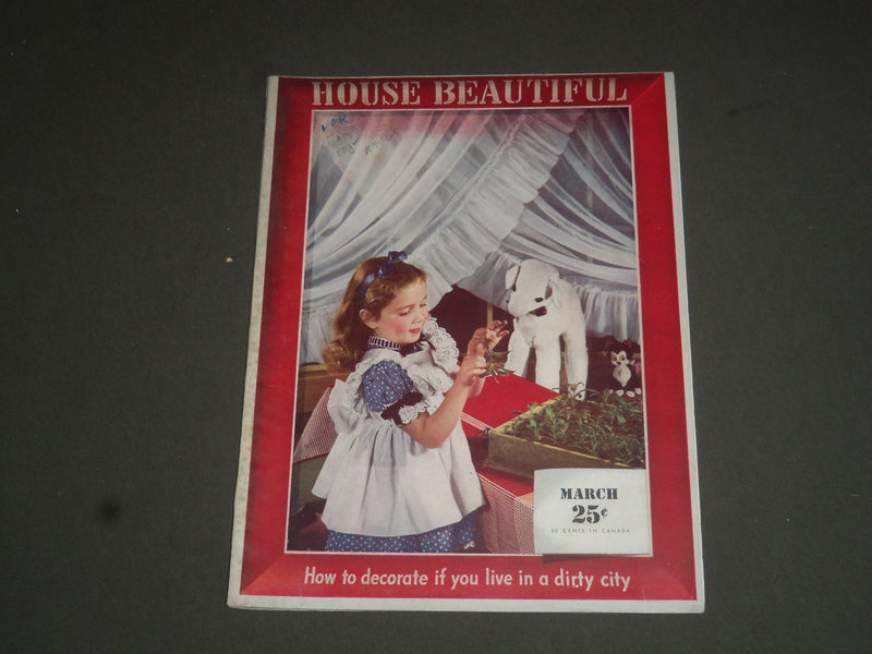 1942 MARCH HOUSE BEAUTIFUL MAGAZINE - GREAT ARTICLES, PHOTOS & ADS - SP 7661