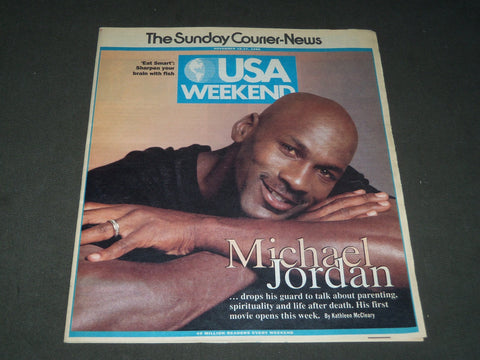 1996 NOVEMBER 15-17 USA WEEKEND MAGAZINE SECTION - MICHAEL JORDAN - CW 1187