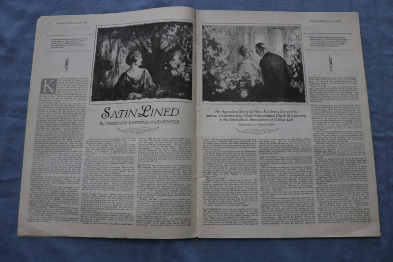 1928 JULY WOMAN'S WORLD MAGAZINE - ILLUSTRATIONS/STORIES/ADS - SP 4783R