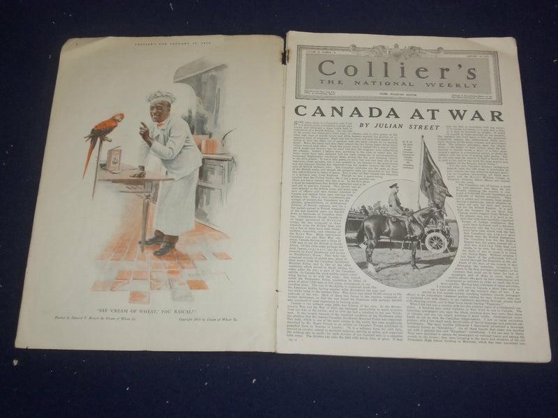 1915 JANUARY 16 COLLIER'S MAGAZINE - GENERAL SIR JOHN FRENCH - ST 6706