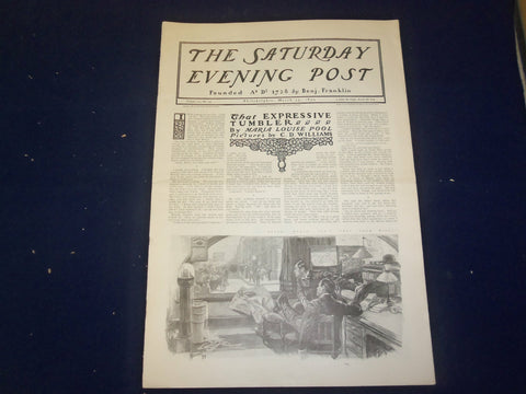 1899 MARCH 25 THE SATURDAY EVENING POST MAGAZINE - NICE ILLUSTRATIONS - B 6698