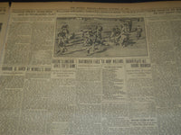 1906 OCTOBER 28 THE BOSTON HERALD - HARVARD 5 WEST POINT 0 - DARTMOUTH 0 - BH 93