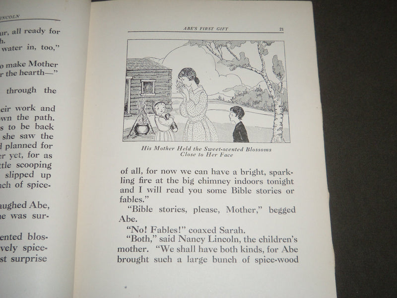 1937 OFT-TOLD TALES OF LINCOLN BY MOLLIE C. WINCHESTER HARDCOVER BOOK - KD 4434