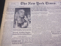 1953 JUNE 25 NEW YORK TIMES - DRISCOLL ASSAILS STAMLER DENIES MONEY - NT 4452