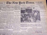 1949 NOVEMBER 21 NEW YORK TIMES - B-29 SURVIVORS IN BERMUDA - NT 3785