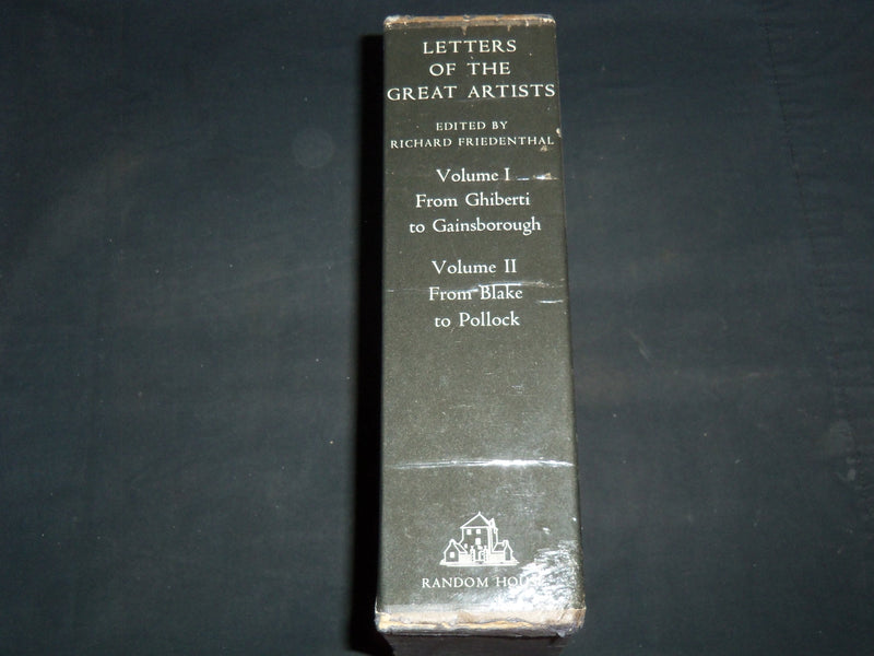 1963 LETTERS OF THE GREAT ARTISTS BOXED SET BY RICHARD FRIEDENTHAL - KD 5294D