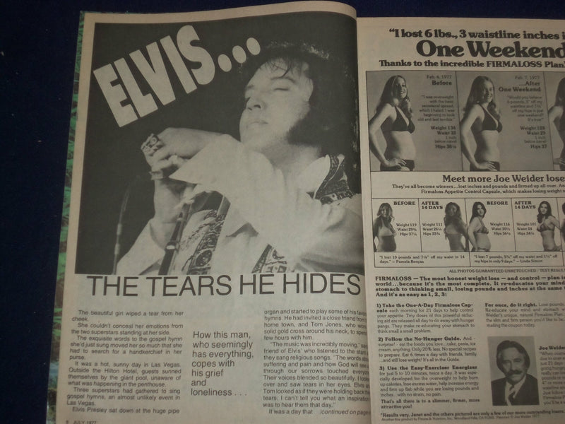 1977 JULY SCREEN STORIES MAGAZINE - ELVIS PRESLEY - PHOTOS & STORIES - ST 5911