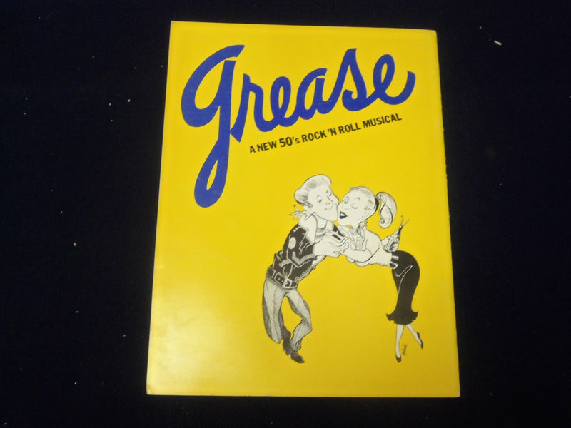 1970'S GREASE SOUVENIR SHOW PROGRAM - J 5007