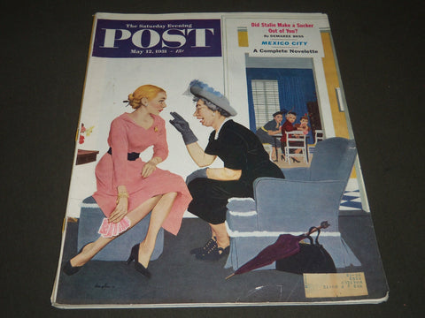 1951 MAY 12 THE SATURDAY EVENING POST MAGAZINE - ILLUSTRATED COVER - SP 1867