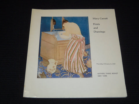1980 MARY CASSATT PRINTS AND DRAWINGS SOFTCOVER BOOK - J 7886