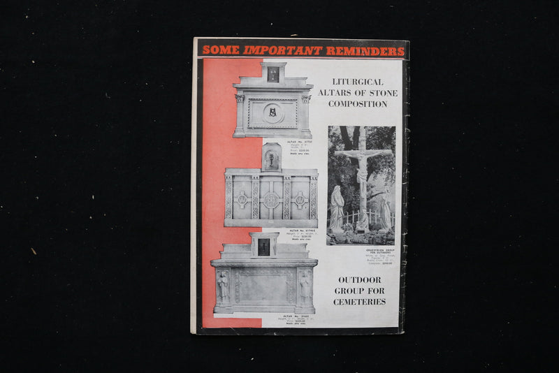 1945 CHURCH ESSENTIALS MAGAZINE - METAL-WARE FACTORY COVER - SP 4192L