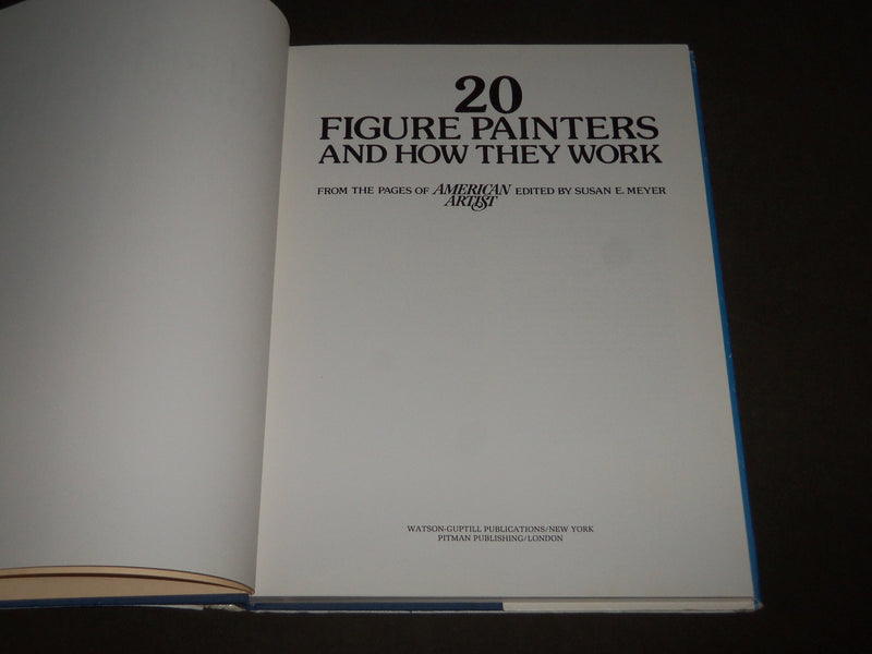 1979 20 FIGURE PAINTERS AND HOW THEY WORK BOOK - FIRST PRINTING - I 1688