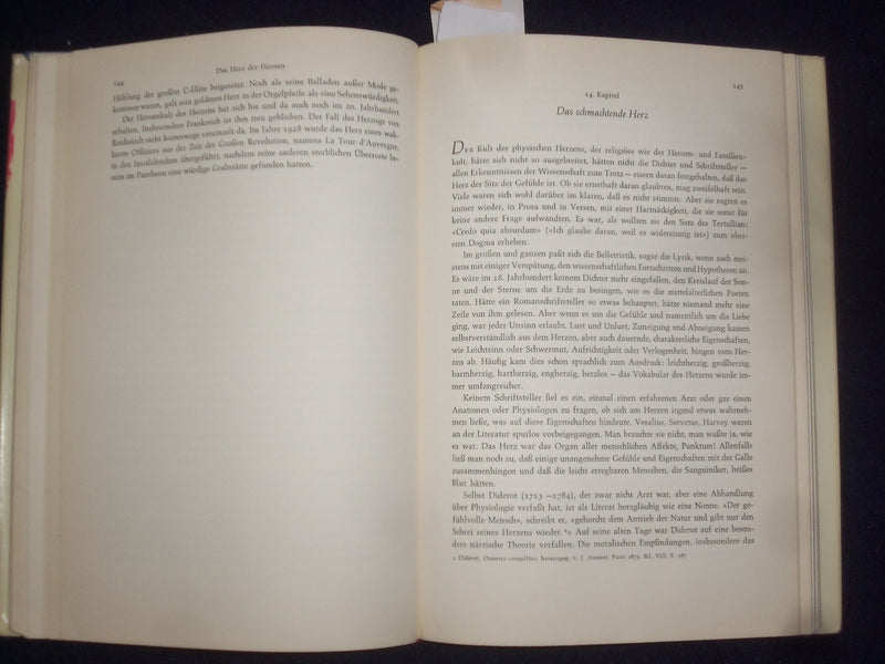 1959 EINE WELT - GESCHICHTE DES HERZENS HARDCOVER BOOK - MORUS- GERMAN - KD 9013