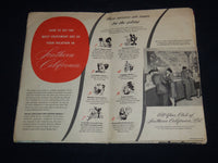 1949 SOUTHERN CALIFORNIA ALL YEAR CLUB SIGHT SEEING FOLD OUT MAP - J 8559