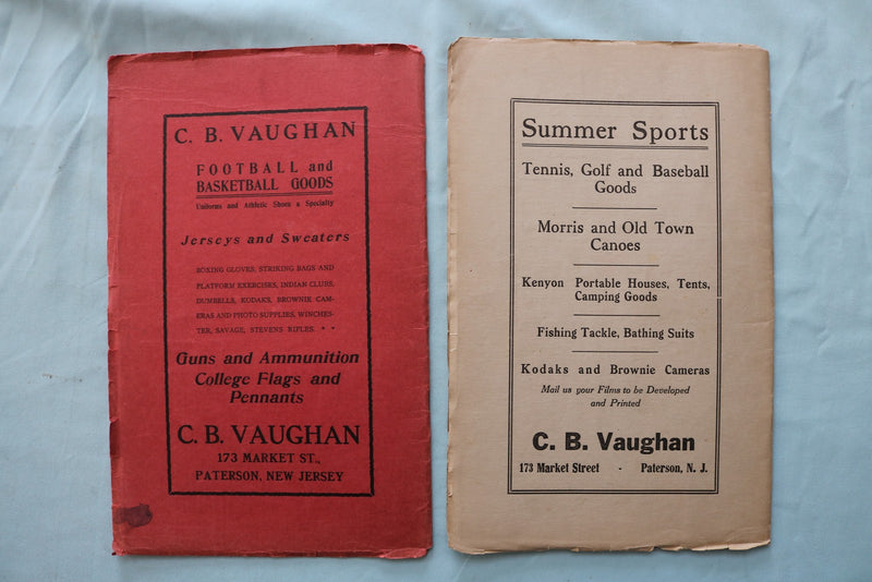1911-1925 PATTERSON, NJ HIGH SCHOOL - SPECTATOR MAGAZINES - LOT OF 8 - K 3349