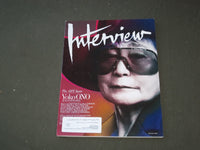 2013 DECEMBER / 2014 JANUARY INTERVIEW MAGAZINE - YOKO ONO COVER - F 546