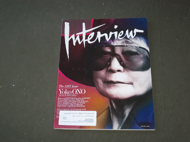 2013 DECEMBER / 2014 JANUARY INTERVIEW MAGAZINE - YOKO ONO COVER - F 546