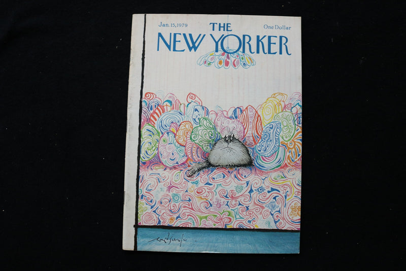 1979 JANUARY 15 NEW YORKER MAGAZINE - GREAT ILLUSTRATED COVER - NY 2956
