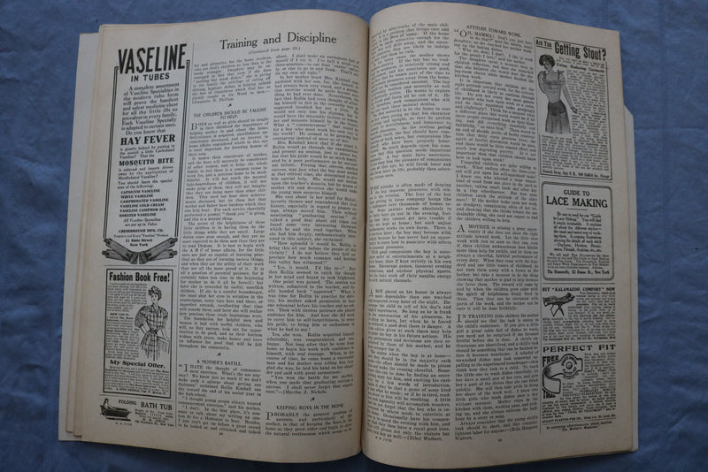 1908 JUNE THE MOTHER'S MAGAZINE - GREAT ILLUSTRATIONS & STORIES - ST 1000C