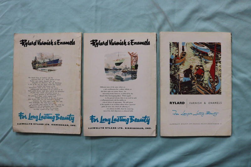 1956-1957 YACHTSMAN MAGAZINE - LOT OF 3 - K 3283