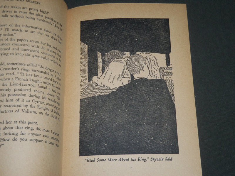 1942 NINA AND SKEEZIX BY FRANK KING HARDCOVER BOOK - NICE ILLUSTRATIONS- KD 4379