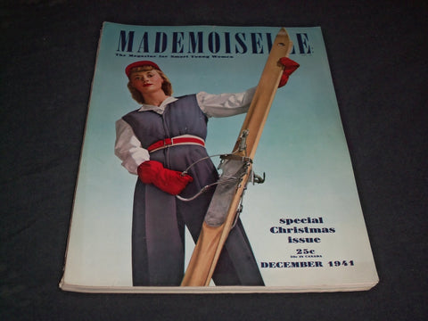 1941 DECEMBER MADEMOISELLE MAGAZINE - SPECIAL CHRISTMAS ISSUE - SP 6545
