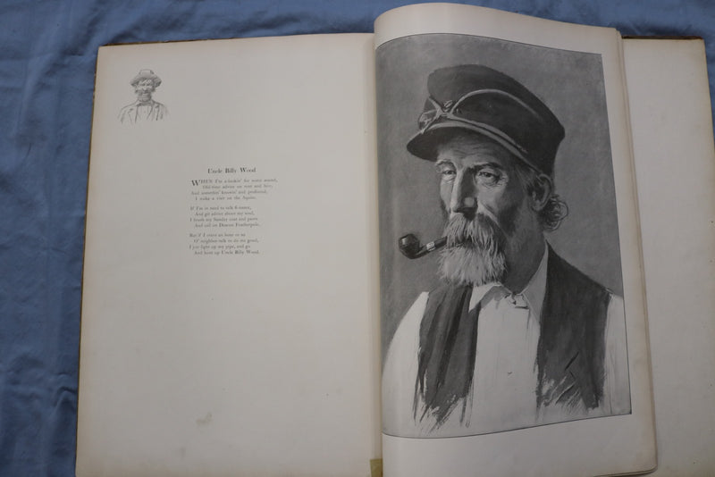 1904 A BOOK OF DRAWINGS BY A. B. FROST - HARDCOVER BOOK - KD 9582