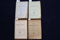 1918-1920 MATHEMATIKY A FYSIKY - CZECH TEXT - LOT OF 4 - O 3429