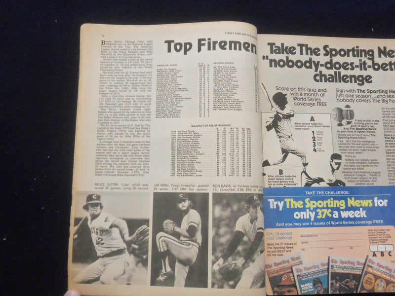1980 STREET AND SMITH'S BASEBALL MAGAZINE - JOE NIEKRO COVER - SP 1523G