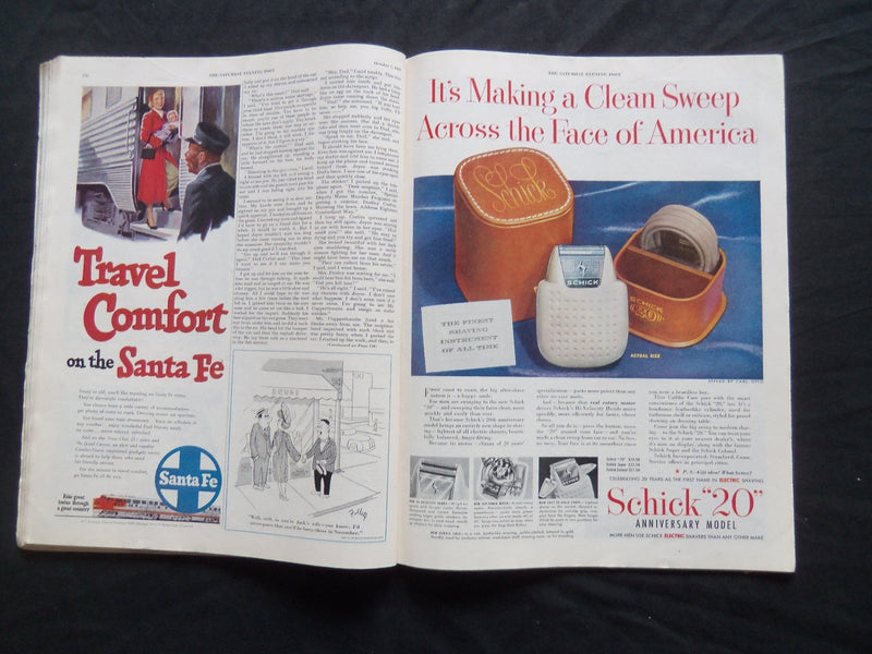 1950 OCTOBER 7 THE SATURDAY EVENING POST MAGAZINE - ILLUSTRATED COVER - SP 1845