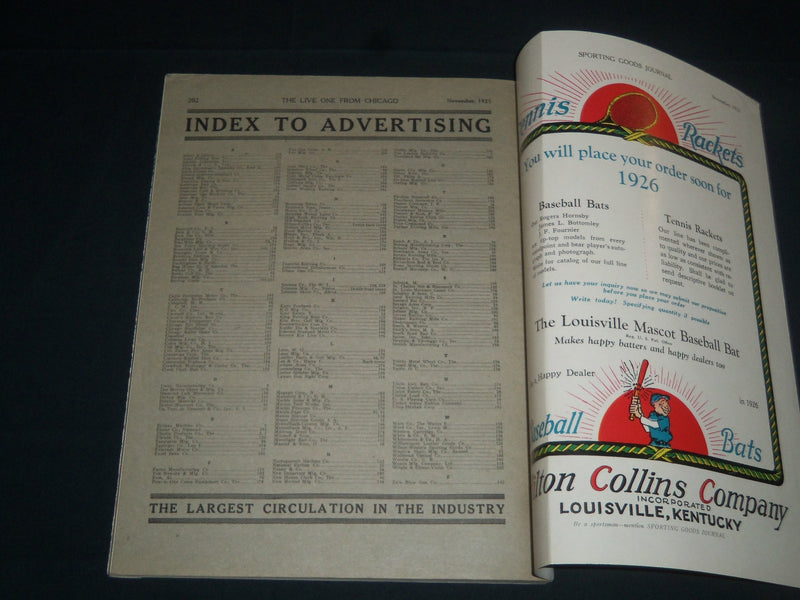 1925 NOVEMBER THE SPORTING GOODS DEALER MAGAZINE - GREAT PHOTOS & ADS - J 3908