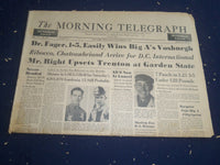 1967 NOV 8 THE MORNING TELEGRAPH - DR. FAGER, 1-5, EASILY WINS VOSBURGH- NP 5565