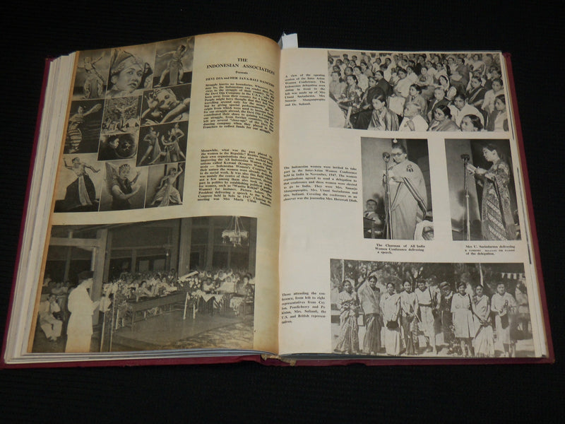 1954 ILLUSTRATIONS OF THE REVOLUTION INDONESIA 1945-1950 HARDCOVER BOOK - R 726Q