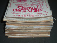 1896-1897 THE MIDLAND MONTHLY MAGAZINE LOT OF 14 ISSUES - NICE PHOTOS - WR 1284