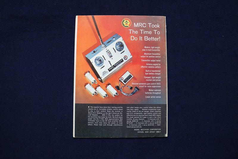 1970 NOV AMERICAN AIRCRAFT MODELER MAGAZINE - WATERMAN AEROBILE COVER - E 11363
