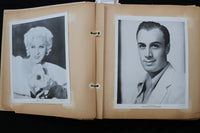 1930'S FABULOUS MOVIE STARS PUBLICITY PHOTOS SCRAPBOOK - E 24932