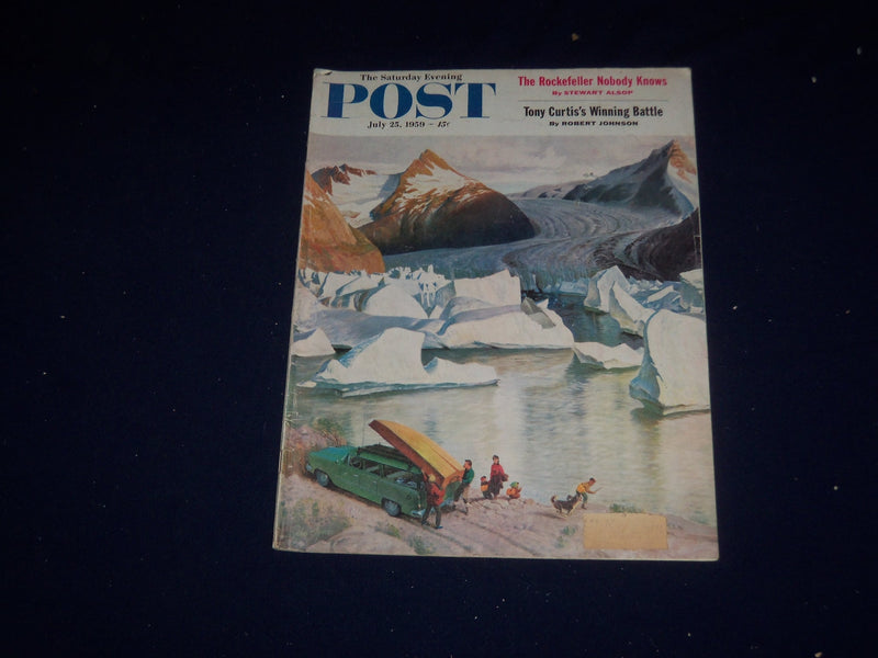 1959 JULY 25 THE SATURDAY EVENING POST MAGAZINE - ILLUSTRATED COVER - SP 5697