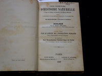 1850 COURS ELEMENTAIRE D'HISTOIRE NATURELLE FRENCH VOLUME - KD 7713