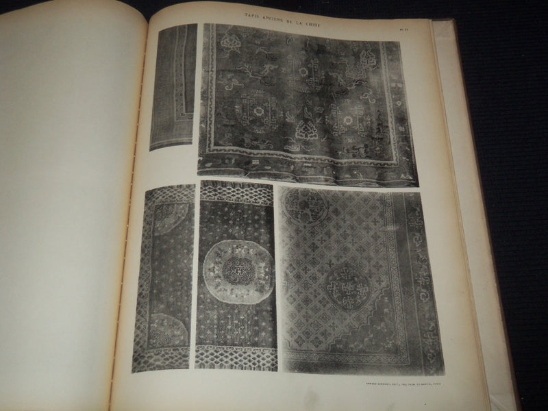1900'S TAPIS DE LA CHINE - SOIERIES ET VELOURS ORIENTAUX FRENCH VOLUME - Z 221