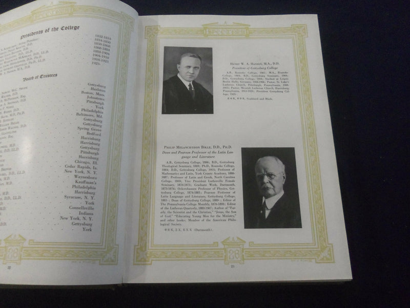 1926 THE SPECTRUM GETTYSBURG COLLEGE YEARBOOK - GETTYSBURG, PA - YB 2682