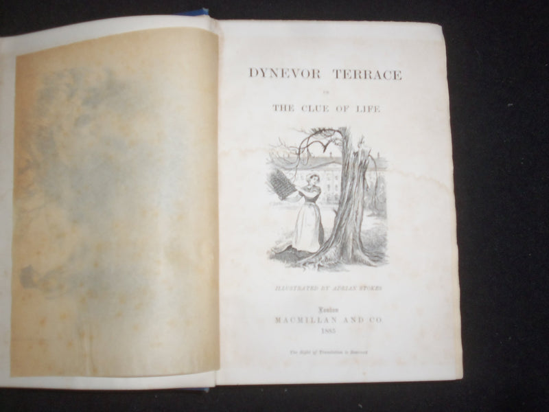 1885 DYNEVOR TERRACE OR THE CLUE OF LIFE HARDCOVER BOOK - ADRIAN STOKES- KD 9217