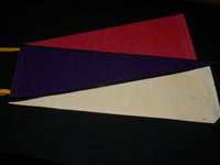 1960'S ASSORTED WALL PENNANTS LOT OF 3 - THOMAS COLLEGE - HOWE CAVERNS - SEAWAY