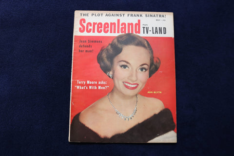 1955 MAY SCREENLAND MAGAZINE - ANN BLYTH COVER - E 12837