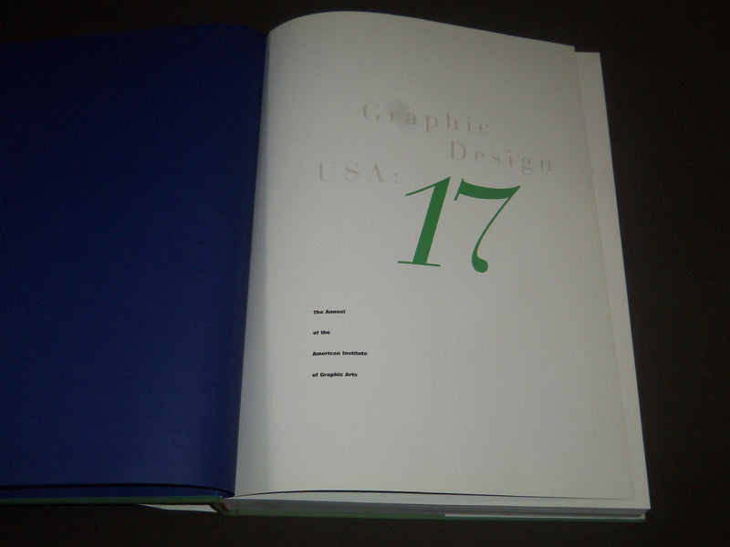 1997 GRAPHIC DESIGN USA NO. 17 HARDCOVER BOOK - GREAT PRINTS - I 581