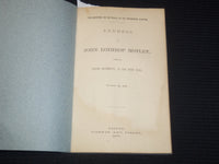 1868 ADDRESS OF JOHN LOTHROP MOTLEY BULLETIN - BOSTON - K 26736