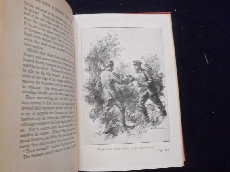 1918 BOB COOK AND THE GERMAN AIR FLEET HARDCOVER BOOK BY PAUL TOMLINSON- KD 8469
