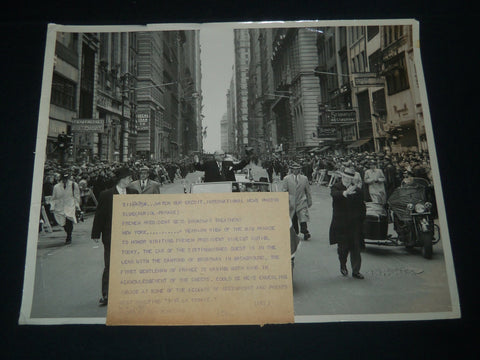 1951 FRENCH PRESIDENT VINCENT AURIOL ORIGINAL PHOTO 11