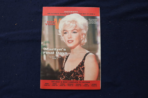 2000 MAY 27-JUNE 2 DAILY NEWS TV GUIDE MAGAZINE - MARILYN MONROE COVER - E 18632