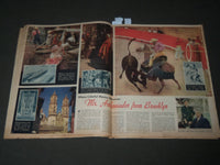 1950 NOVEMBER 5 SUNDAY MIRROR MAGAZINE SECTION - JOAN FONTAINE COVER - J 2990